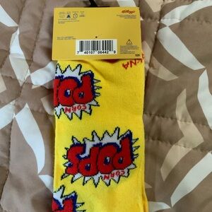 Kellogg Corn Pops Yellow Casual Socks